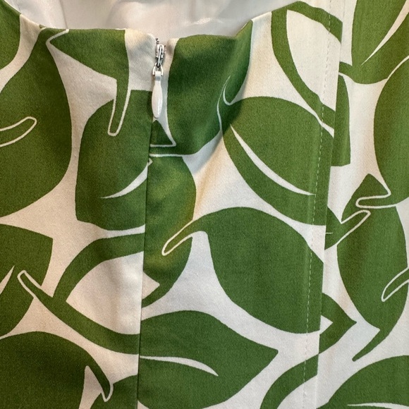 Nine West Green Leaf Print Dress - Picture 6 of 8